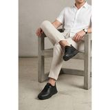 Walkenzo 5985 Hakiki Deri Anatomik Taban Günlük Erkek Ayakkabı - Siyah