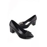 Walkenzo 904-2 Kadın 6 Cm Kare Topuklu Ayakkabı