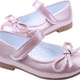 Walkenzo Ortaç-2079 Kız Bebek Balerin Rugan Babet Ayakkabı