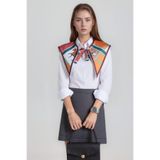 Walkenzo Sanatsal Stil At Desenli Modern Kadın Omuz Şalı