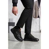 Walkenzo SLZR-062 Rahat Taban Günlük Erkek Spor Ayakkabısı - Siyah