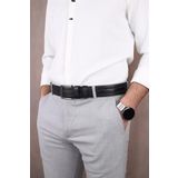 Walkenzo Smt-4407 Erkek Hakiki Deri Klasik Kot Kemeri