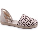 Walkenzo SPR-3889 Günlük Kadın Babet Ayakkabı - Bej