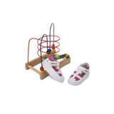 Walkenzo - Şrbb 4797 Kız Bebek Ortopedik İlk Adım Ayakkabısı Beyaz-Fuşya