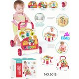Walker Baby Piyanolu 4in1 Turkuaz Bebek Yürüteci - Pembe