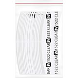 Walker Tape 1522 Clear™ Protez Saç Bandı (''C'' (2,0cm x 7,5cm))