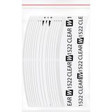 Walker Tape 1522 Clear™ Protez Saç Bandı Oval ''c'' (2,0cm x 7,5cm) 36 Adet - "C" (2cm x 7,5 cm)