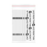 Walker Tape Lace Front Thin Düz 1x3 inç 2.5x7.5 cm 36 Adet Protez Saç Bandı