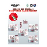 Walkers Krill Oil Omega 3 Sitikolin Lutein Q10 içeren Vitamin (5'li)