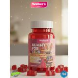 Walker's Vitamins Kids Multivitamin Gummy Sitikolin Lutein Çinko C Vitamini, Göz,, Boy Uzaması