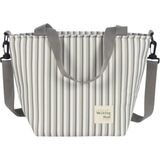 Walking Mum Bolsa Comiditas Çizgi Desenli Termos Çanta - Çok Renkli