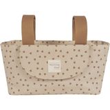 Walking Mum Poppy Cinnamon Kahverengi Kalp Desenli Bebek Arabası Organizer Çanta - Standart