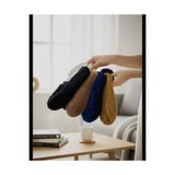 WalkRox Pratik Çeyizlik Yumoş, Peluş Kadın Patik, (4 Lü ) siyah,kahve,hardal,mavi 35/39uyumlu