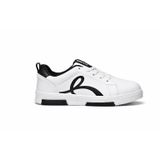 Walksmooth Unisex Beyaz Sneaker Kadın Erkek Günlük Spor Ayakkabı Hafıza Taban Rahat Yürüyüş Ayakkabısı (Beyaz-Siyah, EU Ayakkabı Beden Sistemi, Yetişkin, Sayısal, Geniş, 37)
