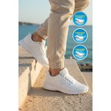 Walkway 020 Büyük Numara Beyaz Erkek Spor Ayakkabı