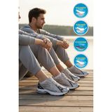 WALKWAY 1505 Ruth Hafızalı Taban Hafif Esnek Buz Gri Unisex Spor Ayakkabı
