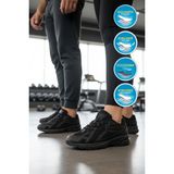 Walkway 1505 Ruth Hafızalı Taban Hafif Esnek Siyah Unisex Spor Ayakkabı