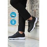 WALKWAY-2041-ERYA M Siyah-Beyaz Erkek Spor Ayakkabı