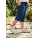 Walkway 2316 B-P Ekru Unisex Çocuk Sabo Terlik
