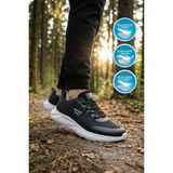 Walkway 26111 Pete Büyük Numara Siyah-Beyaz Erkek Spor Ayakkabı
