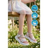 Walkway Arzen 26A94 F Gri-Simli Kız Çocuk Sandalet - 100Gri