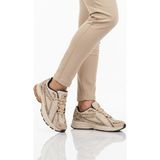 Walkway Bej Hafızalı Taban Unisex Spor Ayakkabı - Renkli