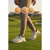 Walkway Beyaz Hafızalı Taban Hafif Esnek Unisex Spor Ayakkabı Muveon M - Beyaz-Yeşil