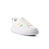 Walkway Beyaz Sarı Yeşil Kadın Sneaker Beyaz 40