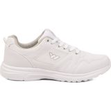 Walkway Beyaz Tekstil Hafif Erkek Spor Ayakkabı 020 (Büyük Numara) M