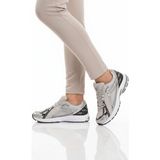 Walkway Buz Gri Fileli Hafif Esnek Hafızalı Taban Unisex Spor Ayakkabı Ruth G - Çok Renkli