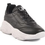 Walkway DRK171 G Siyah-Beyaz Unisex Hafif Esnek Mevsimlik Spor Ayakkabı - 39