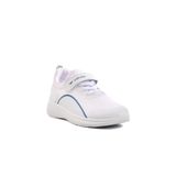 Walkway Fileli Cırtlı Hafif Unisex Çocuk Spor Ayakkabı Dera 640 F,Beyaz Lacivert 33