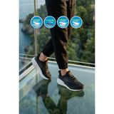 Walkway Flexion G Siyah-Beyaz Memory Foam Unisex Spor Ayakkabı