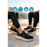 Walkway Flexnova G Siyah-Beyaz Memory Foam Unisex Spor Ayakkabı
