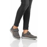 Walkway Füme Cırtlı Fileli Hafif Hava Alabilen Unisex Spor Ayakkabı 616 G