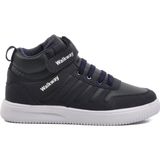 Walkway Lacivert Beyaz Çocuk Uzun Boğazlı Hi Sneaker Spor Ayakkabı Hı F - Renkli