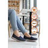 Walkway Lacivert Fileli Hafif Esnek Kadın Günlük Yürüyüş Ve Spor Ayakkabı Bst-1009 G