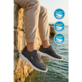 Walkway Lacivert Fileli Hafif Esnek Rahat Tabanlı Erkek Yürüyüş ve Spor Ayakkabı 020