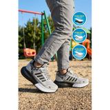 Walkway Lafonten 748 F Buz-Siyah Cırtlı Erkek Çocuk Spor Ayakkabı - Buz - Siyah