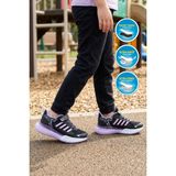 Walkway Lafonten 748 F Siyah-Lila Cırtlı Kız Çocuk Spor Ayakkabı - Siyah - Lila