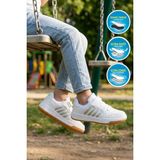 Walkway Lafonten 752 F Beyaz-Gümüş Erkek Çocuk Spor Ayakkabı - Beyaz - Gümüş
