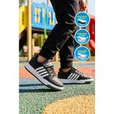 Walkway Lafonten 752 F Siyah-Beyaz Cırtlı Erkek Çocuk Spor Ayakkabı