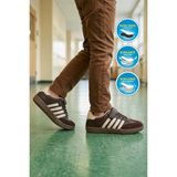 Walkway Lafonten 753 F Kahve-Bej Cırtlı Erkek Çocuk Spor Ayakkabı