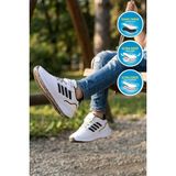 Walkway Lafonten 755 F Beyaz-Siyah Erkek Çocuk Spor Ayakkabı - Beyaz - Siyah