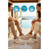 Walkway Muveon G Beyaz-Gri-Yeşil Unisex Spor Ayakkabı - Beyaz - Gri - Yeşil