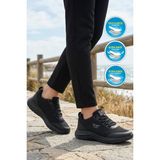 Walkway Pete G Siyah Fileli Hafif Esnek Unisex Spor Ayakkabı