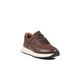Walkway Pika M Hakiki Deri Erkek Sneaker,Kahve Nubuk 40