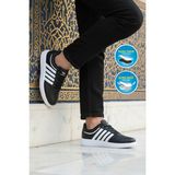 Walkway Pori 2079 M Siyah-Beyaz-Beyaz Erkek Spor Ayakkabı - Açık Siyah - Beyaz