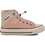 Walkway Pudra Bej Çocuk Hi Sneaker Ayakkabı - Renkli