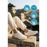 Walkway Relaxon M Bej Hafif Esnek Ithal Erkek Spor Ayakkabı